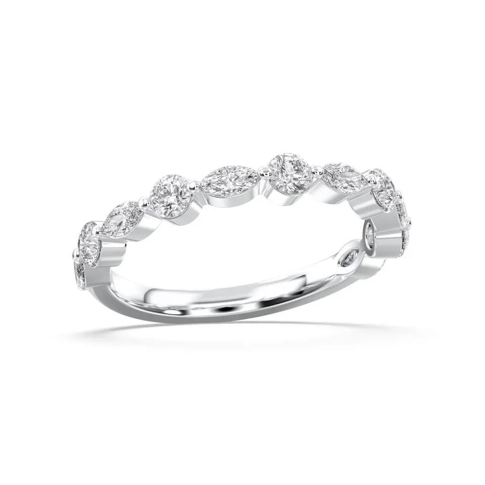 White gold Marquise Cut Ring