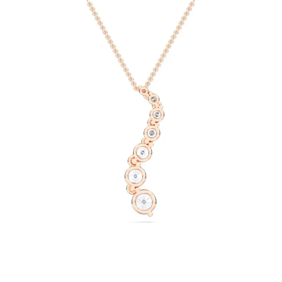 Rose gold Flexible Journey Pendant