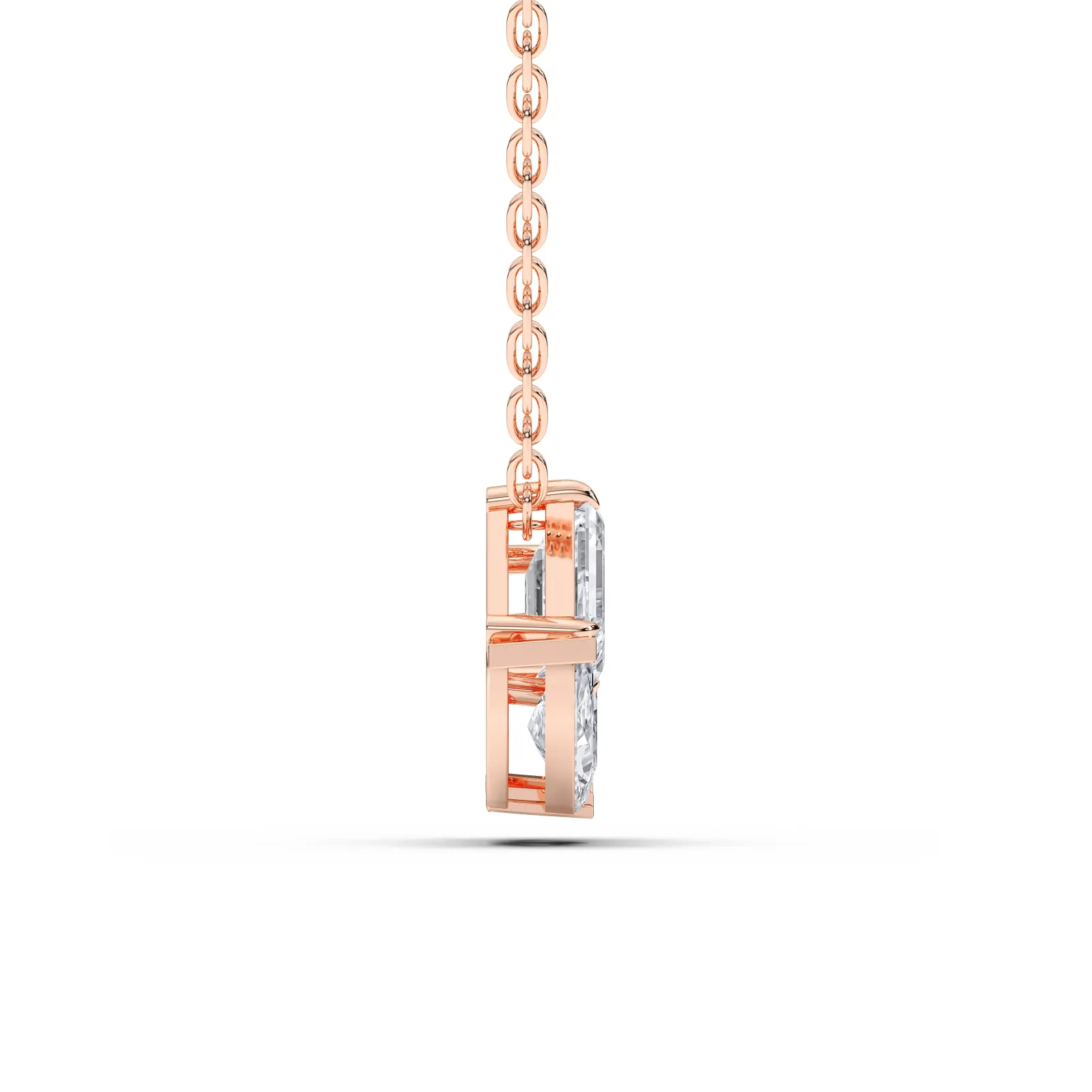 Rose gold Cluster Pendant