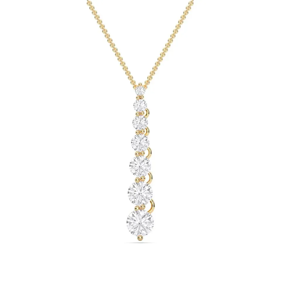 Yellow gold Drop Pendant