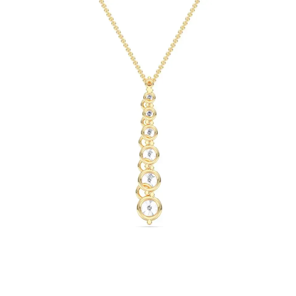 Yellow gold Drop Pendant