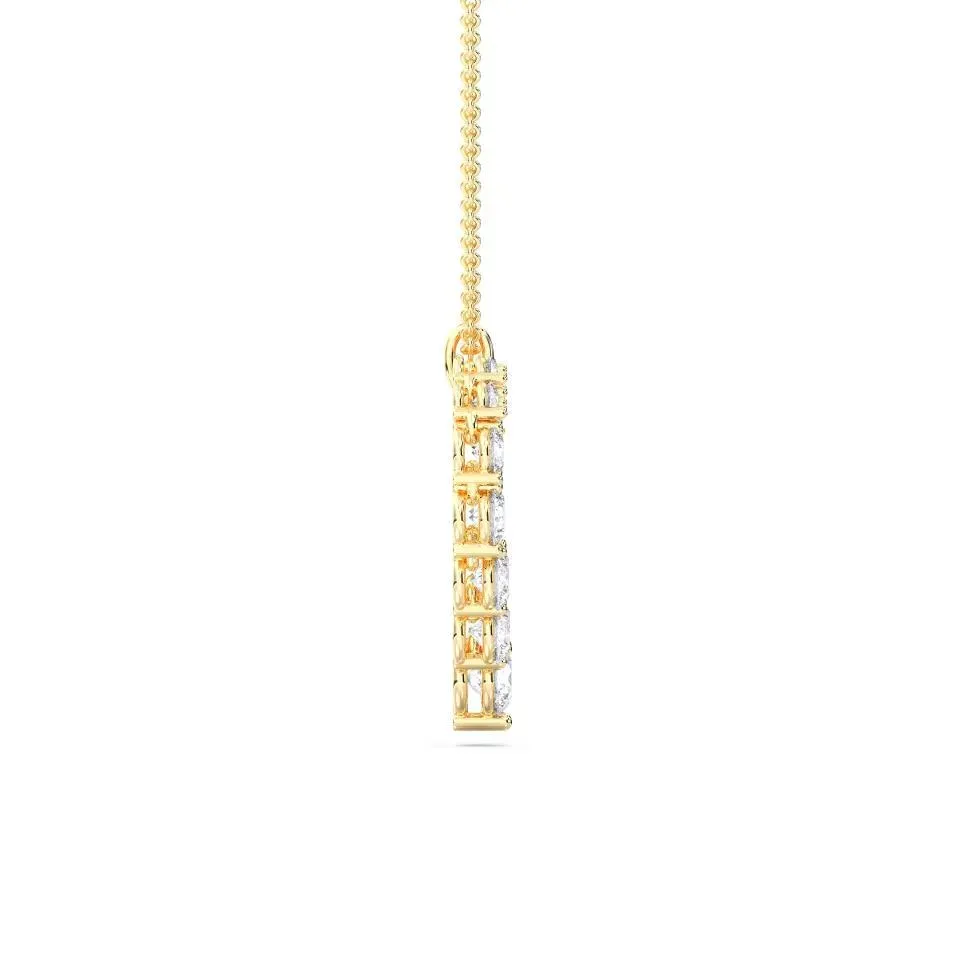 Yellow gold Flexible Heart Pendant - KJP15916