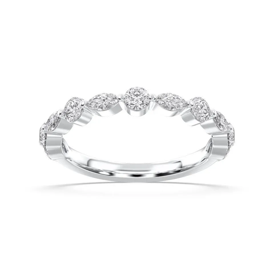 White gold Marquise Cut Ring