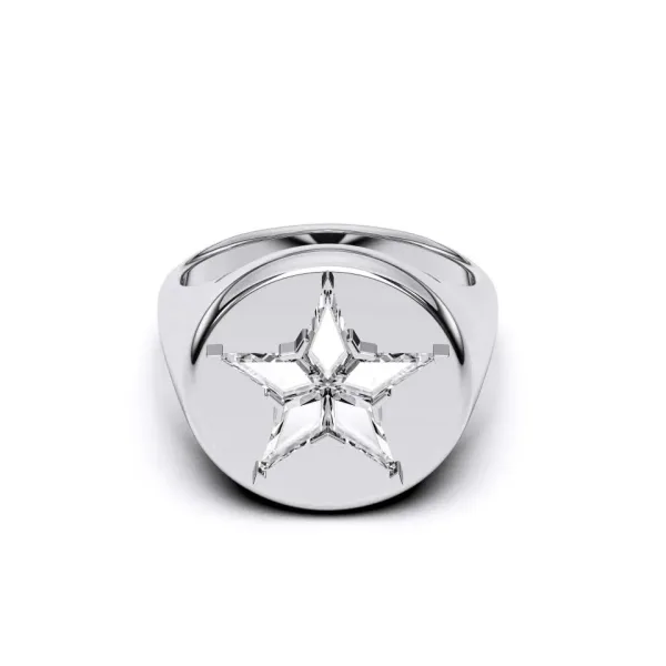 White gold Cut Skystar Signet Ring